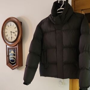 LORENZO VERATTO XL Men's Nero Style Winter Puffer Jacket With Hood